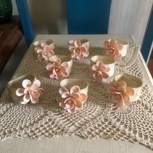 Vintage Shell Napkin Rings